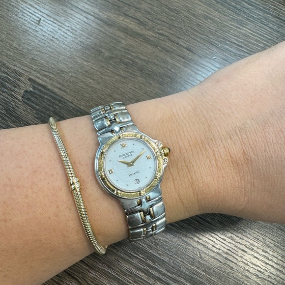 RAYMOND WEIL Women's Swiss Parsifal Two-Tone PVD Stainless Steel Bracelet Watch - Picture 1 of 10